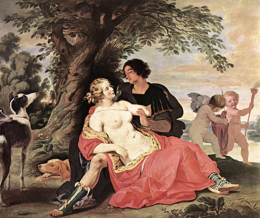 JANSSENS, Abraham Venus and Adonis sf